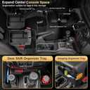 for Wrangler JL JLU 4XE(2018-2026) & Gladiator JT(2020-2026) Center Console Organizer Tray