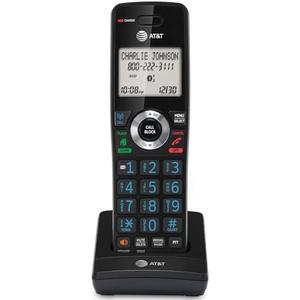 AT&T Additional Cordless Phone Handset with Long Range, Conference, Intercom, Speakerphone, One-Touch Call Block, Caller ID, Bluetooth Connect to Cell, Compatible with DLP73X90 Series: DLP70090, Pack of 3