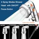 Sink Sprayer Attachment for Faucet Kitchen Bathroom On/Off Handheld Shower Head with Flexible Hose,Faucet Aerator & Diverter Valve,for Hair Washing Pet Dog Shower1