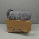 Queen Size Heated Blanket Single Control - 84"X90" Soft Double Sided Sherpa Electric Blanket with 6 Fast Heating Levels & 10 hrs Timer Settings, Washable & ETL Certified for Bed, Grey