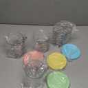 FIRJOY Replacement Pints and Lids 16 oz. Containers, Compatible with Ninja Creami NC301 NC300 NC299AMZ Series (4 Pack - Green, Pink, Yellow, Blue)