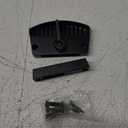 Prime-Line A 155 Deluxe Latch and Pull, 2-3/8 In., Diecast Construction, Painted Black (Single Pack)