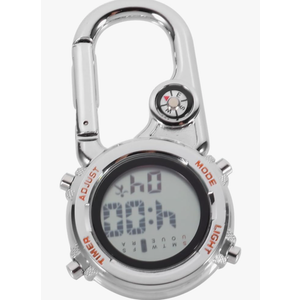 BESPORTBLE Mini Carabiner Watch Waterproof Outdoor Hanging Watch for Men's Adventure Timekeeping