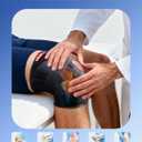 Medical-Grade Knee Brace for Women & Men,[Adjustable V-Straps & Anti-Slip] Knee Support with Side Stabilizers for Knee Pain,Meniscus Tear,ACL,MCL,Arthritis, Patella Stability for Injuries Recovery - L