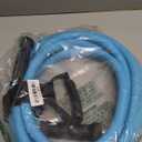 Cupohus RV Water Hose 15FT with Strain Relief Ends, Kink-Resistant Drinking Water Hose, 5/8''ID Potable Food Grade Hose with Storage Strap for RV, Marine, Camper, Truck, Car, Garden (Blue)