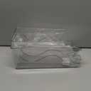 SCAVATA 2 Pack Stackable Refrigerator Organizer, Soda Can Dispenser Pop Cans Container Beverage Holder with Lid for Fridge, Freezer, Kitchen, Clear Plastic Storage Bins-Holds 10 Cans Each