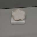 Miamolo Spoon Rest for Stove Top, Spoon Holder for Stove, 5.3In Ceramic Spoon Rest for Kitchen Counter, Coffee Spoon Holder with Ruffled Edge, Farmhouse Spatula Holder for Kitchen Decor, Beige