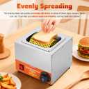 Heated Butter Spreader Stainless Steel Butter Wheel Butter Warmer Roller Bread Butter Spreader Wheel for Breakfast Picnics Barbecue Grill Camping 68-230℉ 110V