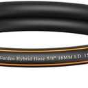 Giraffe Tools Leader Hose 2ft x 5/8", 24INCH Short Water Hose for Hose Reel Connecting 3/4 inch GHT Connector, Lightweight, Flexible with Female Female Fittings