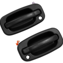 Gledewen Exterior Door Handle Front Left & Right Pair with Key Hole | for 1999-2007 Chevy Silverado Suburban Tahoe Avalanche GMC Sierra Yukon Cadillac Escalade | Replaces# 15034985, 15034986