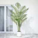7FT Artificial Palm Tree Multileaf Tall Faux Plants Indoor & Outdoor