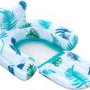 Pool Floats Adult Heavy Duty Inflatable Pool Lounger Floating Tanning Rafts Water Floaty Lounge Lake Beach Party Games