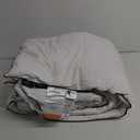 Luxury Down Fiber Comforter Oversized King Size - All Season Duvet Insert, Ultra-Soft Hotel Collection Comforter, Fluffy and Cozy - Ivory White, Oversized King 120 X 98