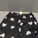 Girls Cat & Jack Heart Black Pajama Bottom Pants (L, 10-12)
