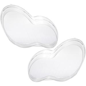 X AUTOHAUX 1 Pair Left Right Side Car Front Headlight Headlamp Lens Cover PC Shell for Mercedes-Benz C230 2.5L 2006-2007 No.2038203161/2038201159