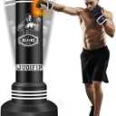 Standing Punching Bag for Adults, 70" Heavy Bag Boxing Bag Inflatable Kickboxing Bag for Men Women Teens, Kicking Bag Boxing Equipment for Training MMA Muaythai Fitness Karate