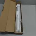 Closet Rods for Hanging Clothes, 17 to 54 Inch Heavy Duty Stepless Adjustable Closet Hanging Rod, 1.3 Inch Diameter Metal Closet Rod for Wardrobes Laundry Bedroom RV, White