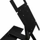 Monitor/TV Stand All Metal Holder, metal, black, 19"x13"