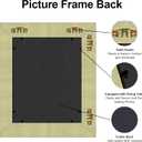 ArtXO Wood Vintage A4 Picture Frames for Home Wall Photo: Ornate Classic Gold Photo Frame, 8.25 by 11.75 Gallery Wall Frame for Canvas, Poster, Diploma, Family Friends Photo Display