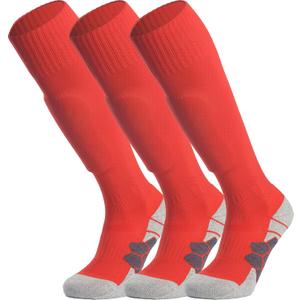 APTESOL Knee High Soccer Socks (3Pair) Team Sport Cushion Athletic Socks for Kids Youth Adult Medium