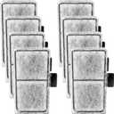 AQQA 8 Pack Aquarium Filter Cartridge Replacement Fish Tank Filter Cartridge for Aquarium Internal Filter (Medium)