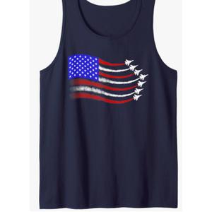 CHUNTIANRAN 4th of July Tank Tops for Women 2025 American Flag Graphic Racerback Tee Shirts UAS Flag Patriotic Camisole Tops Clothes(USA Flag-7,XXLarge)