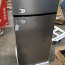 Frigidaire, 2 Door Apartment Size Refrigerator/Freezer Combo, 7.5 cu ft, Platinum Series, Stainless, 23" D x 21.5" W x 55.5" H