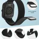 Smart Watch for Men with Blood Pressure Monitor, 2.06" AMOLED Always-On Display, IP68 Waterproof Fitness Tracker, 118 Sports Modes, Heart Rate/SpO2/Sleep Monitor, Tech Gift, Android iPhone Compatible