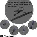 2 x Two-Point Sling | Wide Padded, Removable Swivels, Quick-Adjust Thumb Loop | Adjustable to 63"(160cm) | Durable Nylon for Outdoor Use