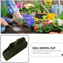 BESPORTBLE Soil Scoop Garden Tool: Plastic Garden Scoop Shovel, Multi Function Gardening Scooper Potted Planter Digging Soil Transfer Tool