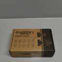 Chibery 1/2" Overlay Cabinet Hinges, 20 Pack Self Closing Flush Mount Hinges with Door Bumper, Variable Decorative Hardware for Bathroom, Furniture, Kitchen Cabinet Doors, Satin Nickel