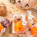 12 Pack Halloween Party Favors Pumpkin Candy Dispenser Gumball Machine Kit School Classroom Gift, Halloween Exchange Gift Classroom Favors