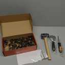 Pumpkin Carving Kit for Kids, 22 PSC Stainless Steel Pumpkin Carving Tools with Hammer and 2 Carving Knives, DIY Halloween Pumpkin Shape