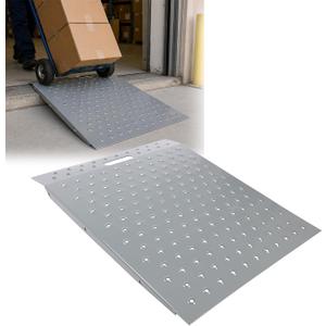 29" x 24" Shed Ramp for Riding Mower & Lawn Equipment -750lbs Heavy Duty Metal Loading Ramps-Slip Punch Plate Loading Ramp for ATV, Motorcycles, Garages, Barns,Lawnmower,Golf Car & Wheelchair (1PC)