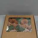 Ling's moment Artificial Flowers, 25Pcs 3" Roses in Walnut Brown Shades, Realistic DIY Foam Floral Decor for Wedding Bouquets/ Centerpieces, Outdoor Party Backdrops, Room/ Table, Garden/ Pot Decorations