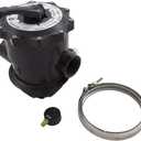 Pentair 261185 2-Inch 6-Way Clamp Style Valve Replacement Tagelus Pool and Spa Sand Filter