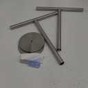 T-Shape Hand Towel Holder - Standing Hand Towel Rack for Bathroom or Kitchen Countertops, with SUS304 Stainless Steel Brushed Finish, Minimalist Style2 Pack