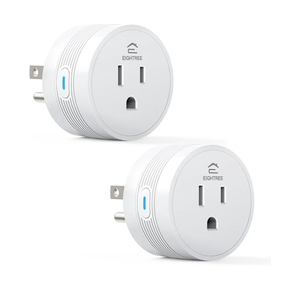 EIGHTREE Smart Plug 2025 Upgrade to 15A, Bluetooth & Wi-Fi Outlet Plug Dual Connection, Voice Control, Remote Control Outlet Timer Indoor, Smart Plugs That Work with Alexa & Google, 2.4GHz Wi-Fi Only
