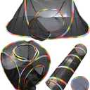 Outdoor Cat Playpen  Foldable Cat Enclosure | Portable Pet Tent for Cats, Kittens & Small Pets | Breathable Mesh, Easy Setup & Foldable Design | Ideal for Backyard, Camping, Travel & Indoor Us