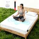 Grounding Sheets, 20% Pure Silver Fiber + 80% Organic Cotton, Grounded Sheet Earth Connected Bedding Fitted Earth Sheets