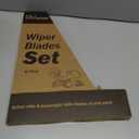 OEM Quality Windshield Wiper Blades, 26 and 16 DSV Standard Car Wiper Blades With Universal U/J Hook Only, Automotive Replacement Wiper Blades for my Car, Water Repellency Wiper Blade, Pack of 2