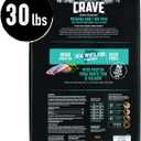 CRAVE Grain Free High Protein Adult Dry Dog Food, White Fish & Salmon, 30 lb. Bag (EXP 08/14/26)
