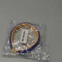 DEEKA 3 PCS Woven Headband Uniform Headband Hair Accessories Grosgrain Ribbon Weaved Hair Band for Women Girls Teens Football Softball Cheer Sports (Royal Blue&Yellow)