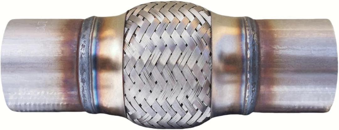 Exhaust Flex Pipe 2.25"X4"/8" Universal Type 100% Stainless Steel For Heavy Duty and Cars