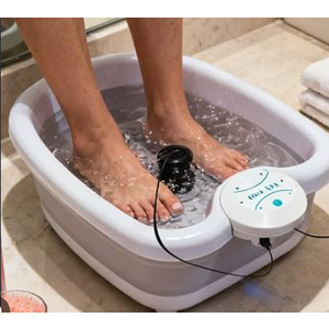 Ionic Foot Bath, Ionic Detox Foot Bath Machine, Home Ionic Foot Spa for Home and Travel, Relaxed and Relieved, Home, Wellness (White)