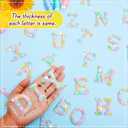 Canlierr 52 Pcs Self Adhesive Pearl Rhinestone Letter Patches Rhinestone A-z Glitter Pearl Sew on Patches Bling Letter Sticker Appliques Fabric Craft for DIY Clothes Bags Hats(Stylish Style), 0.79-2.05 inches