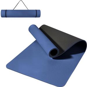 Yoga Mat Non Slip, Pilates Fitness Mats, 72" x 24" Extra Width Thick, Anti-Tear Exercise Mat with Carrying Strap, Workout Mats for Stretching,Yoga Studio,Gym or Home Workouts