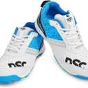 DSC Zooter Cricket Shoe for Men and Boys, Size-11 UK (White-Blue)