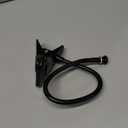 Holicfun Clip Mount for Ring, Blink, Eufy, Google Nest, Wyze, and Arlo Indoor Outdoor Cameras, 40cm Gooseneck Arm, Flexible Adjustment, Strong Clamp, Black