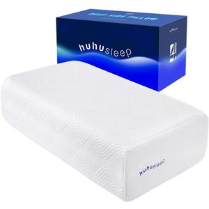 Cube Pillow for Side Sleeper with Firm Layer, Cooling Memory Foam Pillows with Two Side Four Types of Softness for Neck and Shoulder Pain, 24"x12"x7"